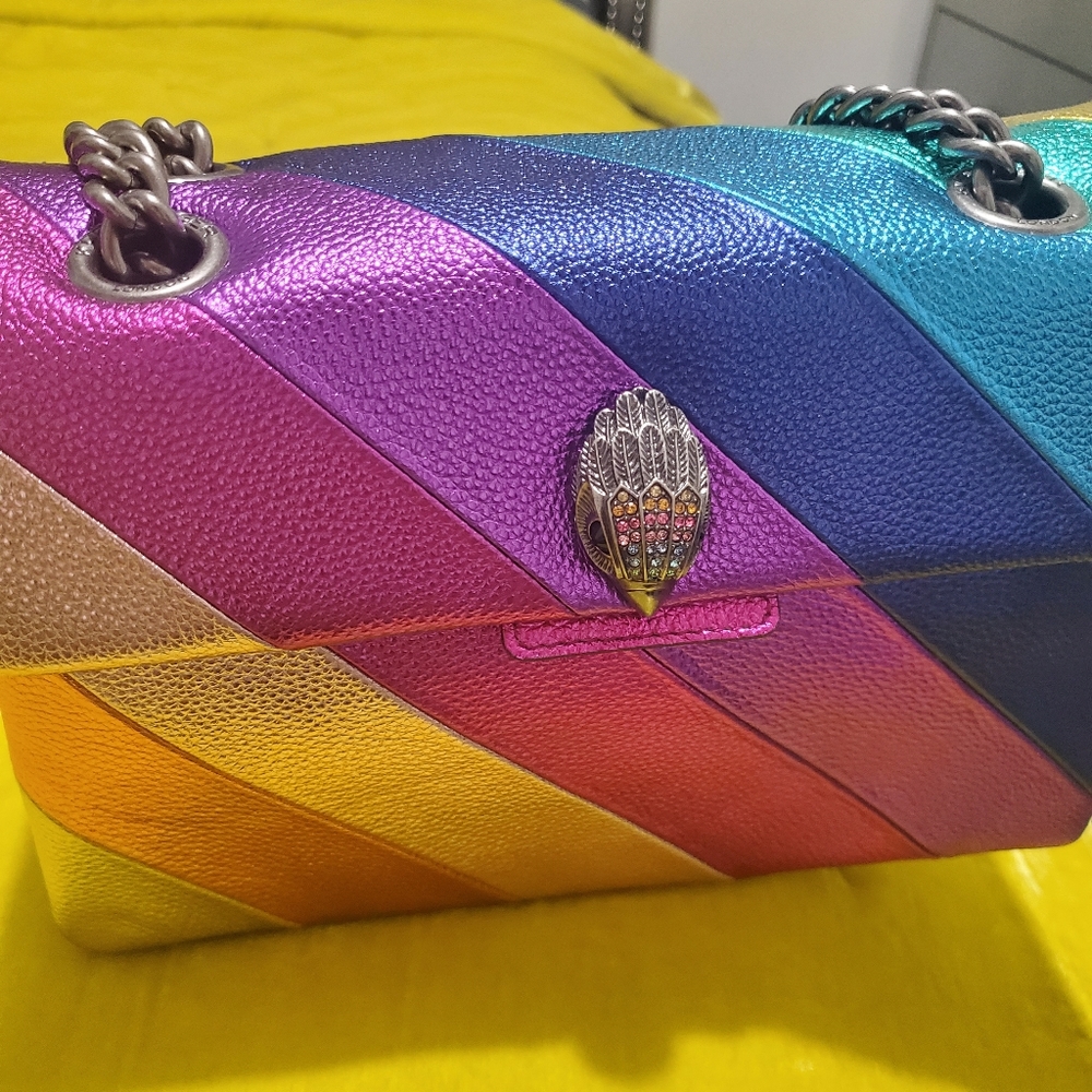 Kurt Geiger Rainbow Leather convertible bag
